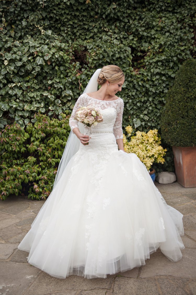 Enzoani Dabra Dress Gown Bride Bridal Cosy Winter Barn Wedding http://kerryannduffy.com/