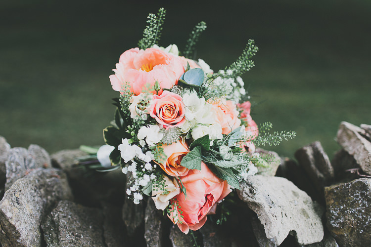Peony Rose Bouquet Flowers Bride Bridal Rustic Coral Barn Wedding http://jasonwilliamsphotography.com/