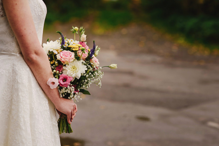 Wild Natural Bouquet Flowers Bride Bridal Creative Crafty Village Hall Wedding http://andygaines.com/