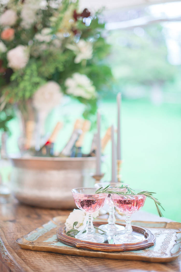 Pink Cocktails Drinks Beautiful Classic Luxe Wedding Ideas https://divinedayphotography.com/