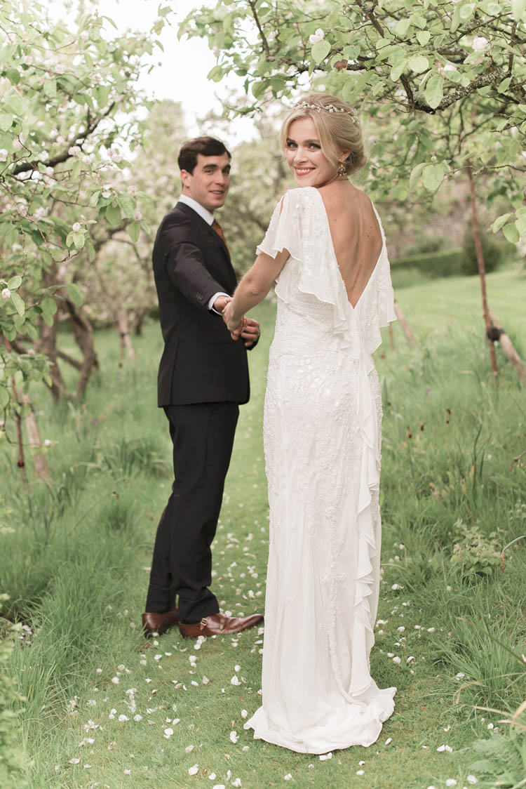 V Back Gown Dress Bride Bridal Beaded Beautiful Classic Luxe Wedding Ideas https://divinedayphotography.com/