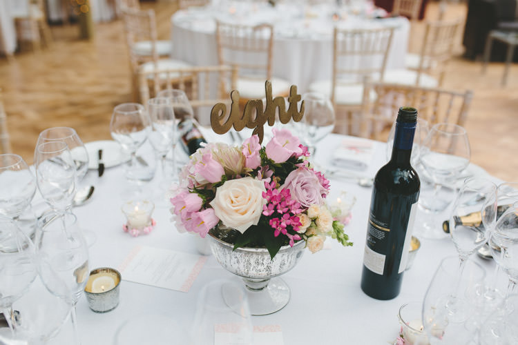 Table Flowers Classic Pink English Country Garden Wedding http://www.elliegracephotography.co.uk/
