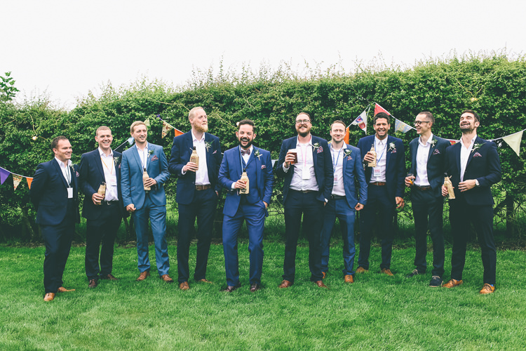 Mismatched Groomsmen Home Made Glastonbury Festival Wedding http://www.emmaboileau.co.uk/