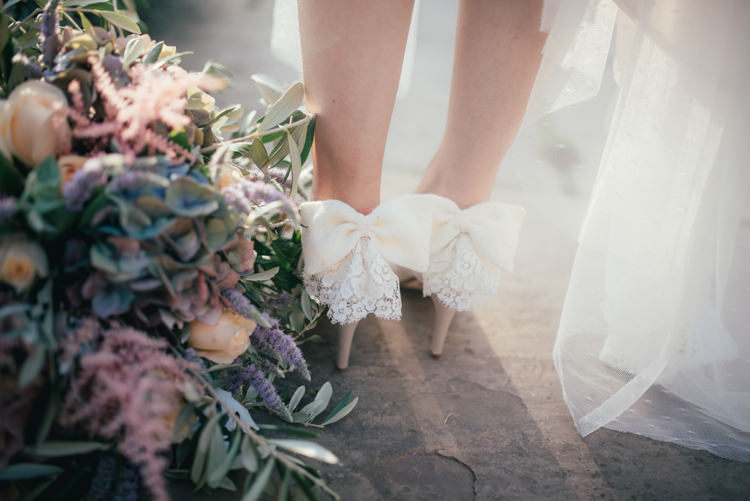 Bow Lace Shoes Heels Bride Bridal Fine Art Boho Luxe Garden Wedding Ideas http://www.lucygphotography.co.uk/
