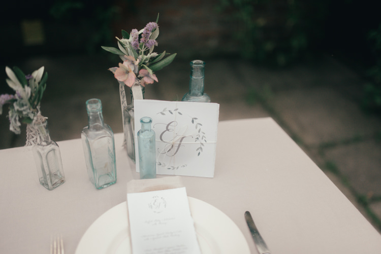 Bottle Flowers Fine Art Boho Luxe Garden Wedding Ideas http://www.lucygphotography.co.uk/