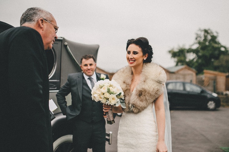 Fur Stole Bride Bridal Accessory Woodland Inspired Autumn Wedding http://www.kerrydiamondphotography.com/