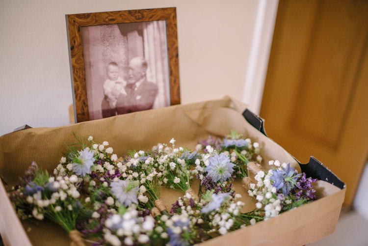 Buttonholes Wild Natural Big Top Farm Party Wedding http://www.robinstudios.com/