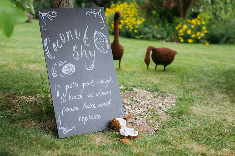 Coconut Shy Fete Fun & Games Tipi Wedding http://jamesandlianne.com/