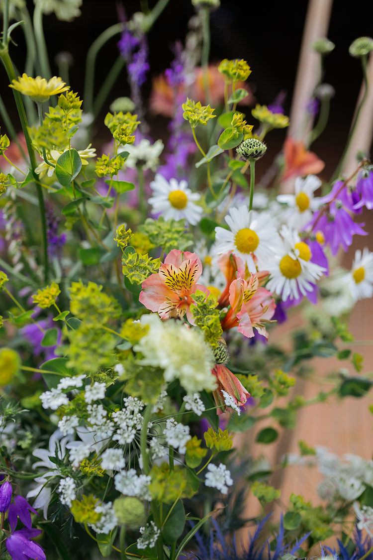 Seasonal Flowers UK Summer Home Grown DIY Fun & Games Tipi Wedding http://jamesandlianne.com/