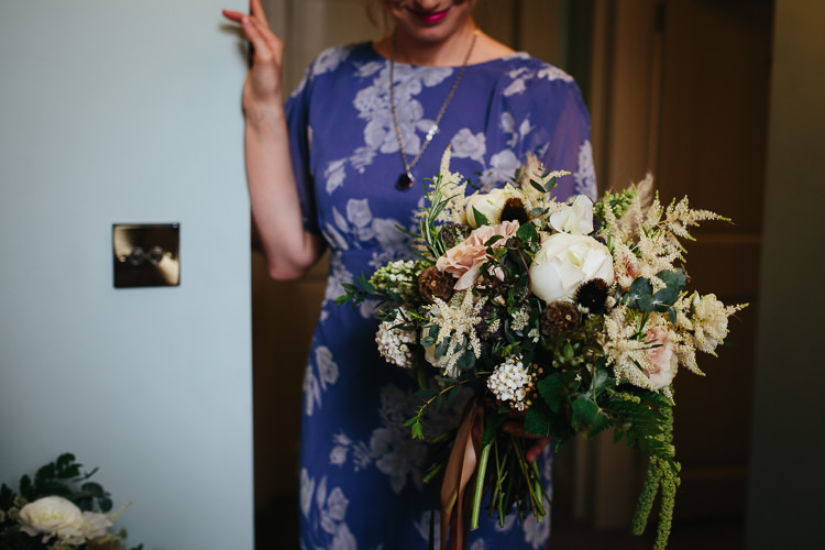 Bouquet Flowers Bride Bridal Peony White Blush Pink Ribbon Stylish Indie Vintage Wedding http://www.timdunk.com/