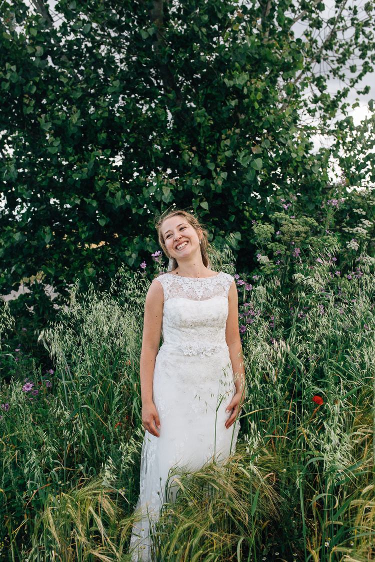 Lace Dress Gown Bride Bridal David's Floral Marquee Summer Wedding http://matildadelvesweddingphotography.com/
