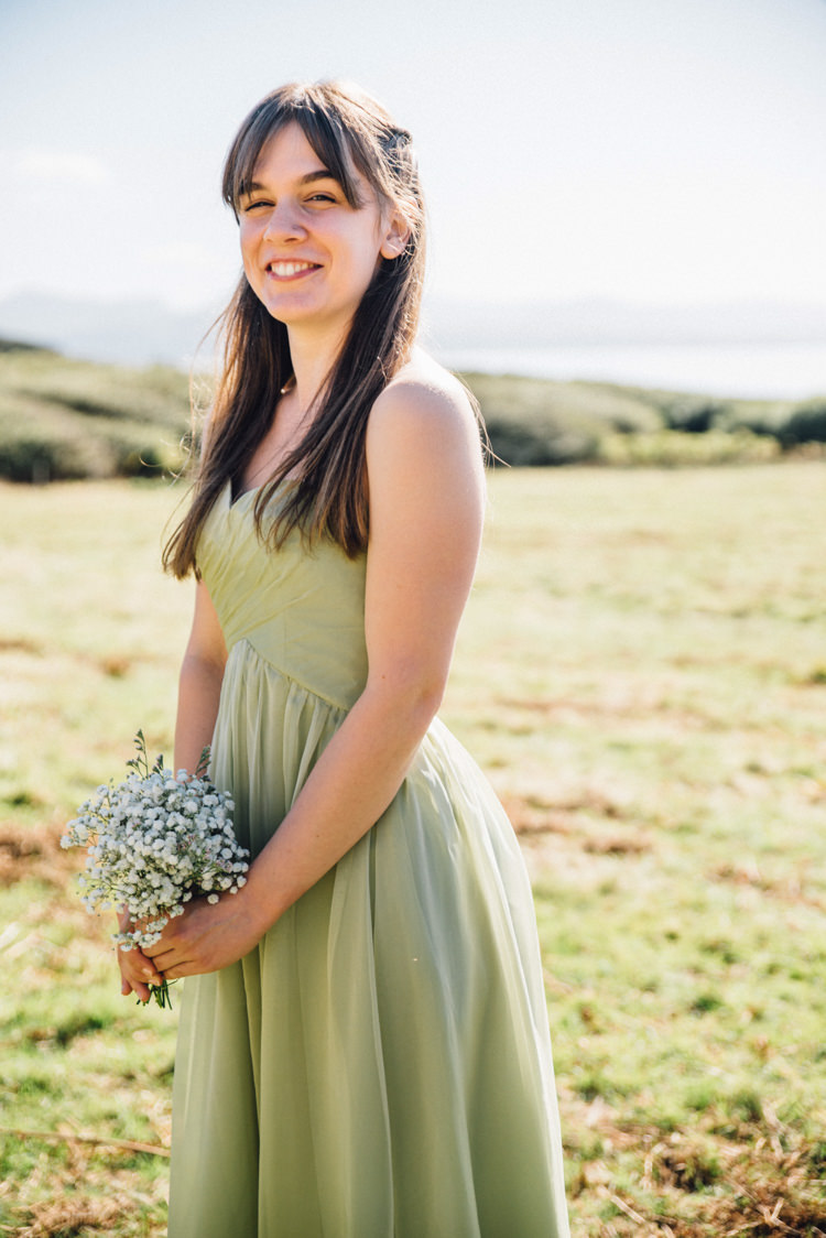 Pale Green Bridesmaid Dress Rural Rustic Autumn Wedding http://www.saltyseaphotography.com/