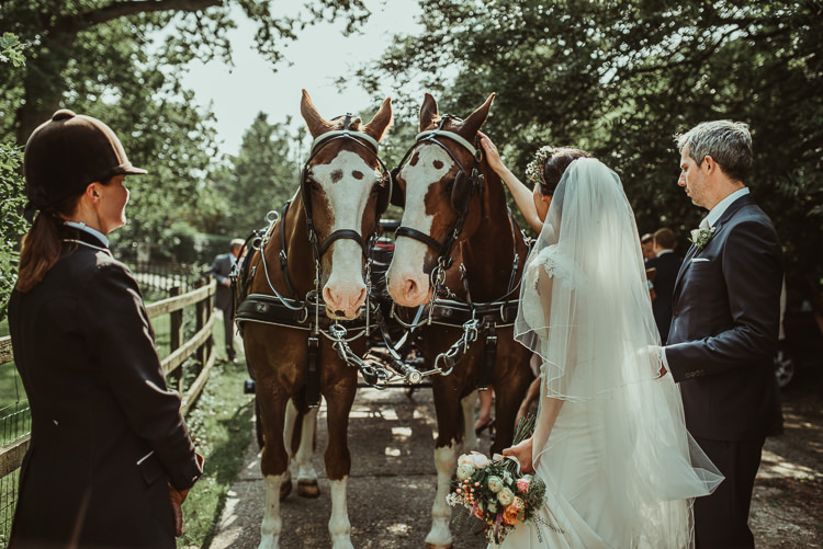 Horse Carriage Beautiful Stylish Country Marquee Wedding http://jesssoperphotography.com/