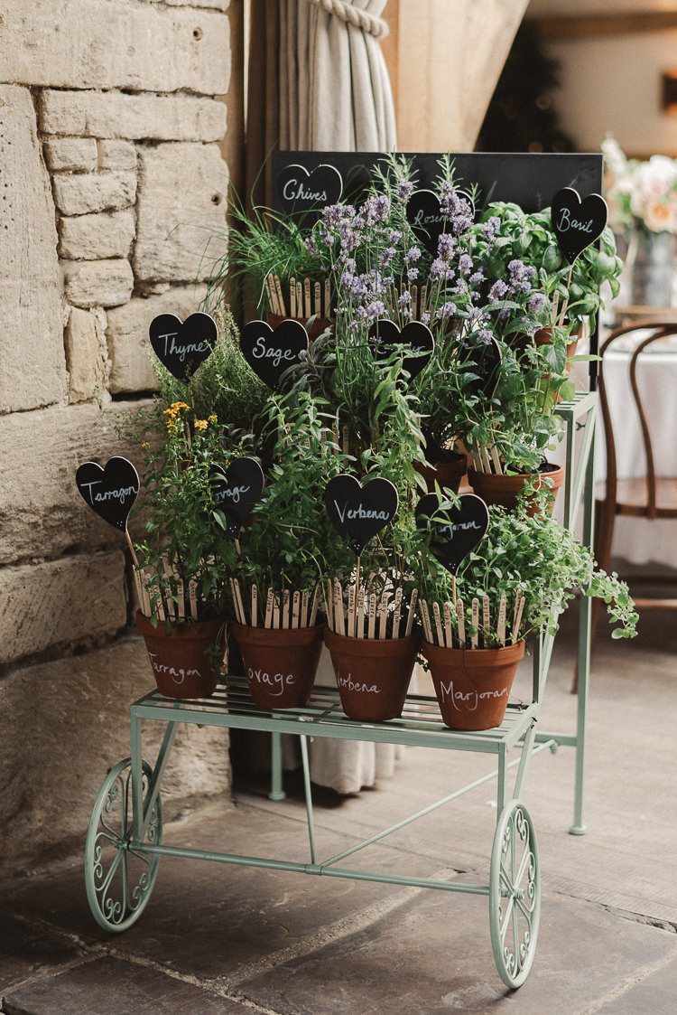 Herb Pots Table Seating Plan Chart Lolly Sticks Whimsical Floral Blush Grey Wedding https://www.scuffinsphotography.com/