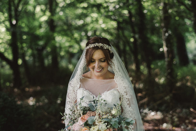 Lace Veil Bride Bridal Whimsical Floral Blush Grey Wedding https://www.scuffinsphotography.com/