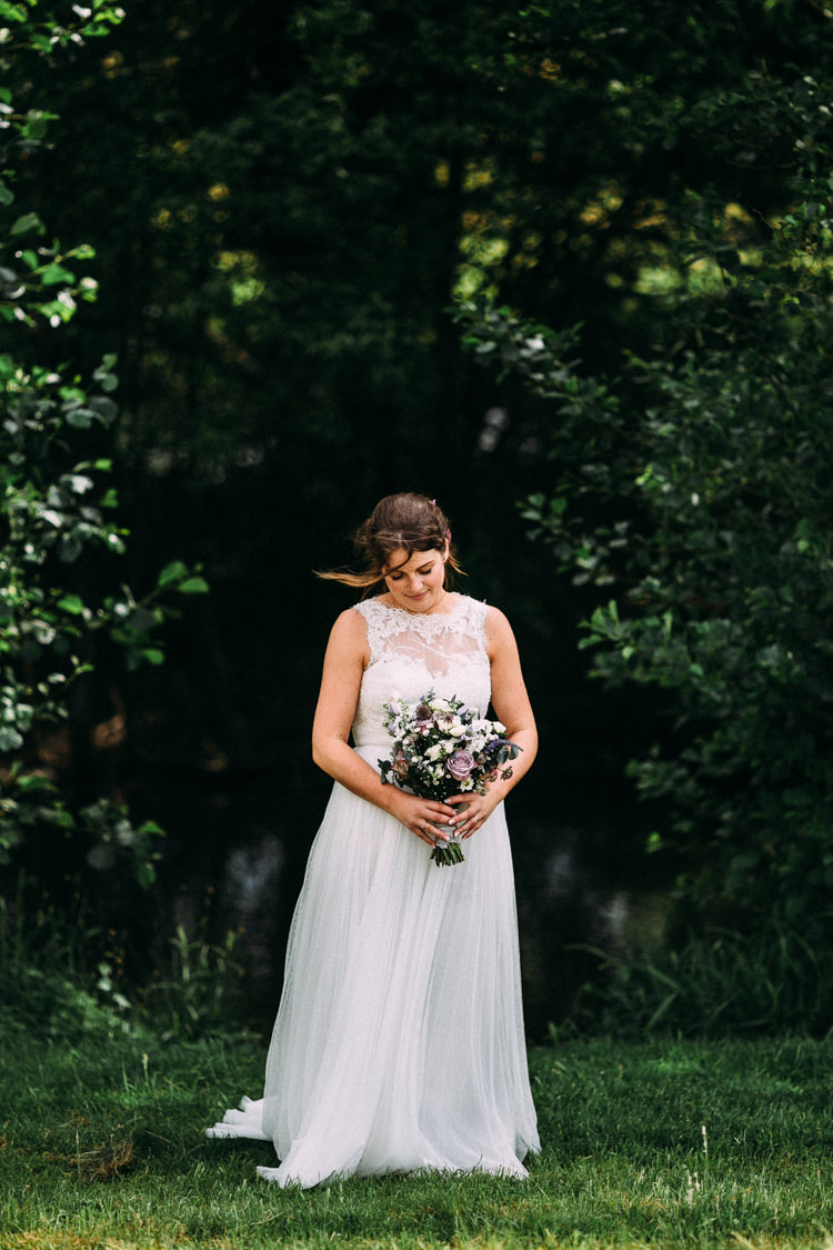 Polka Dot Tulle Dress Gown Bride Bridal Style Sheer Illusion Magical Midsummer Night's Dream Wedding http://www.beatriciphotography.co.uk/
