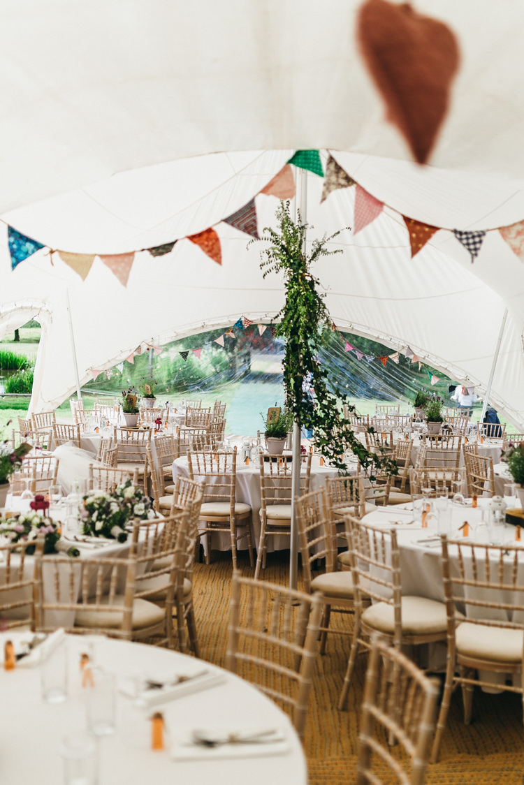 Country Marquee Bunting Foliage Greenery Magical Midsummer Night's Dream Wedding http://www.beatriciphotography.co.uk/