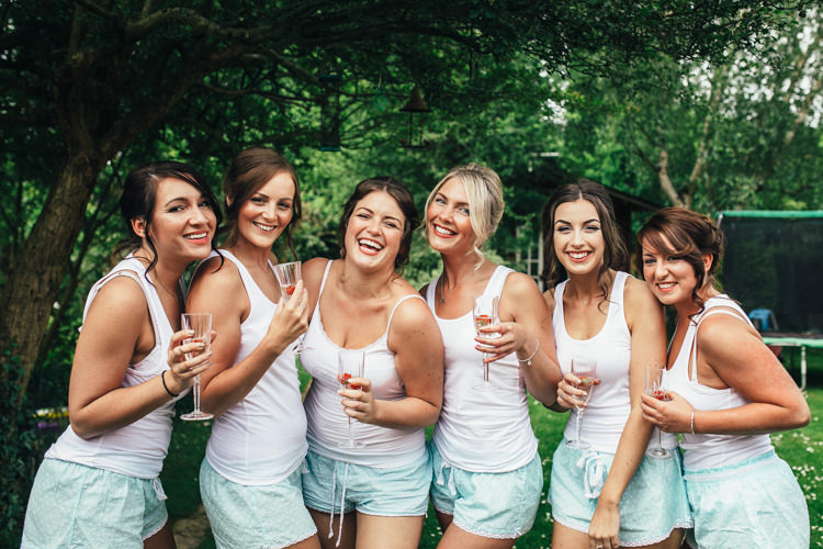 Bride Bridesmaid Pyjamas Magical Midsummer Night's Dream Wedding http://www.beatriciphotography.co.uk/