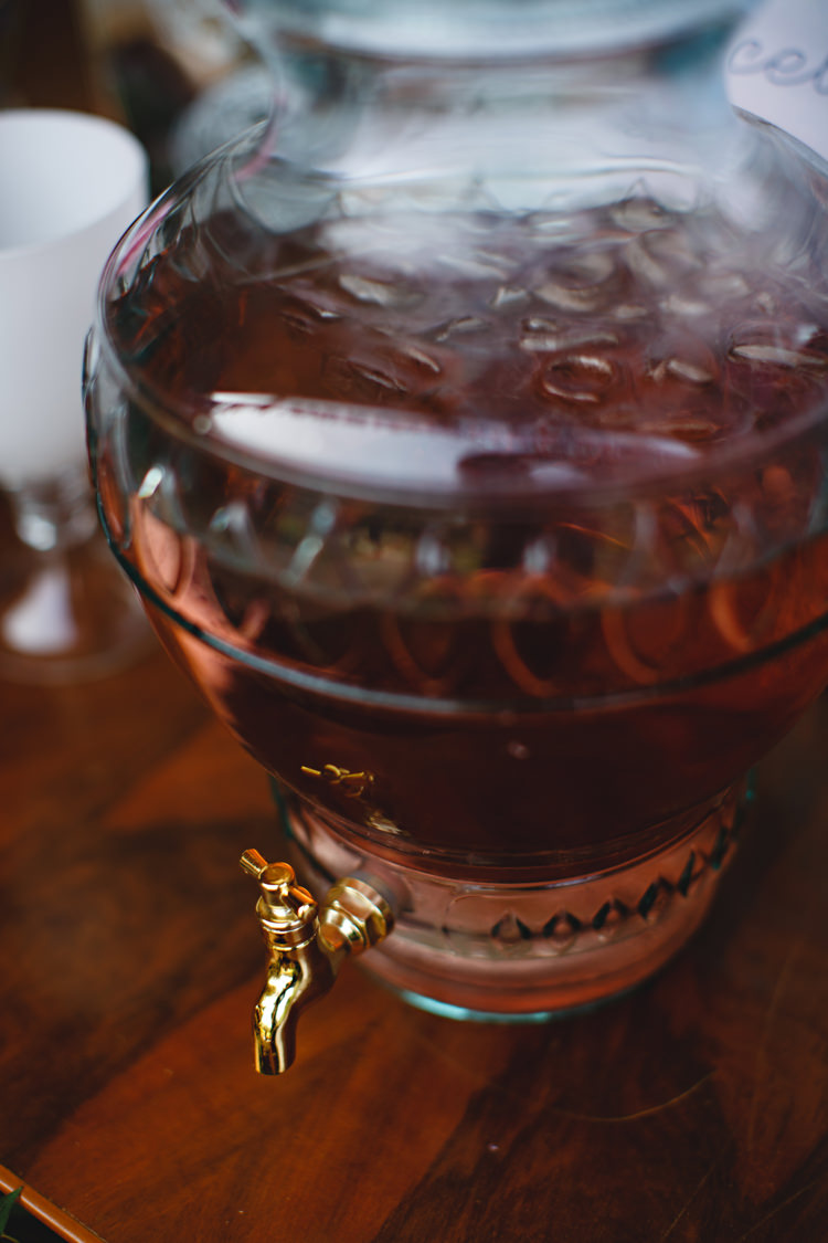 Drink Dispenser Bar Station Opulent Rich Tipi Wedding Ideas http://hbaphotography.com/