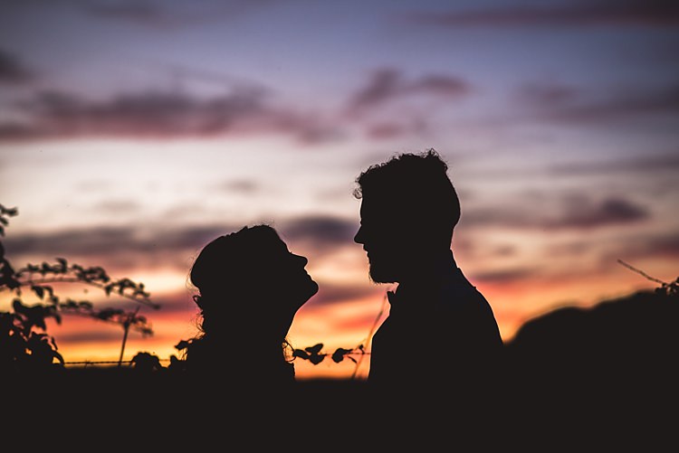 Bride Groom Sunset Silhouette Smiles Ethereal Boho Wedding Ideas http://perfectcapturephoto.com/