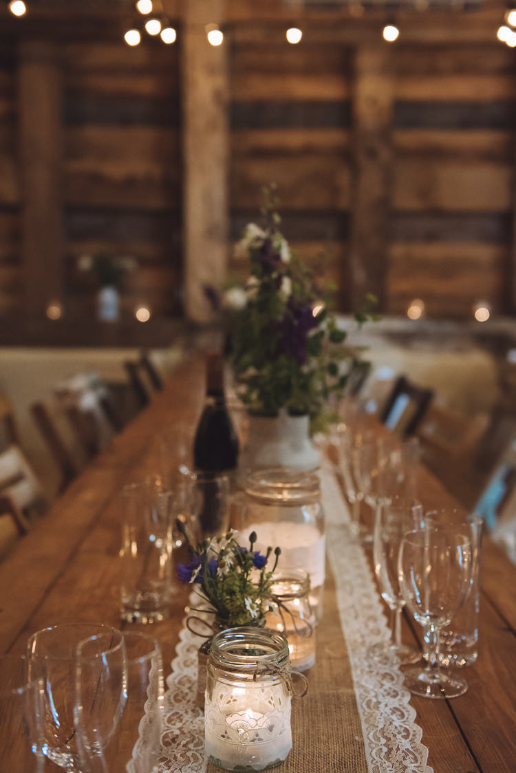 Hessian Lace Table Cloth Runner Decor Rustic Home Made Country Barn Wedding http://lisahowardphotography.co.uk/