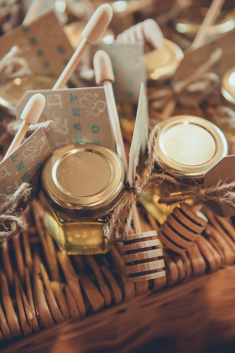 Honey Favours Rustic Home Made Country Barn Wedding http://lisahowardphotography.co.uk/