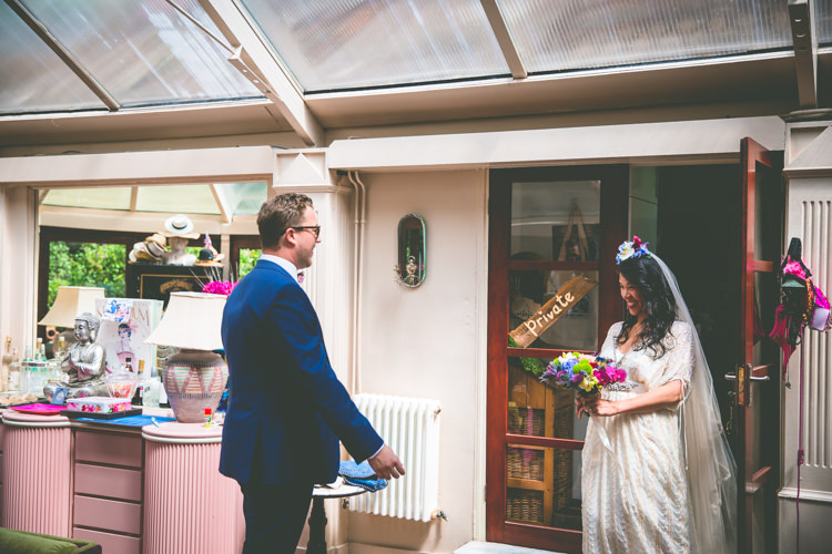 First Look Magical Outdoor Garden Festival Wedding http://realsimplephotography.net/