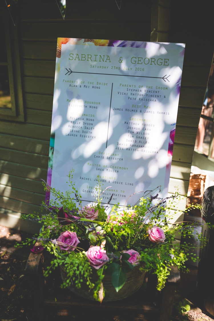 Stationery Sign Floral Magical Outdoor Garden Festival Wedding http://realsimplephotography.net/