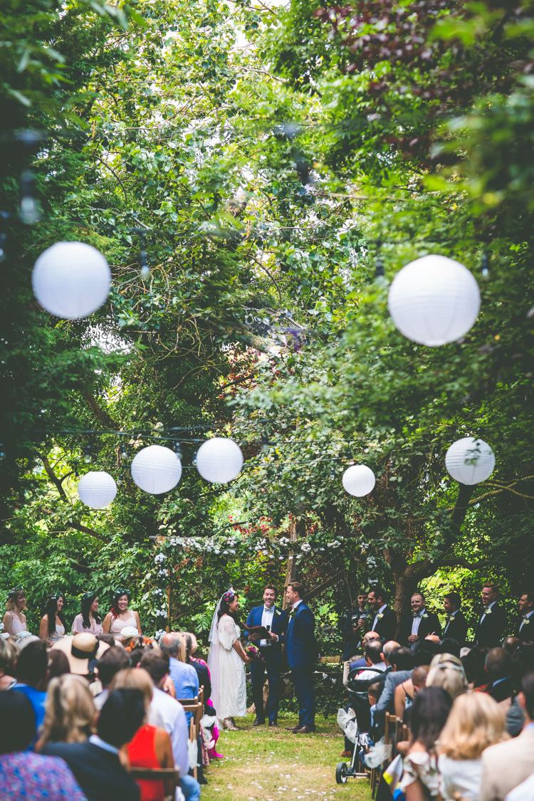 Lanterns Backdrop Arch Magical Outdoor Garden Festival Wedding http://realsimplephotography.net/