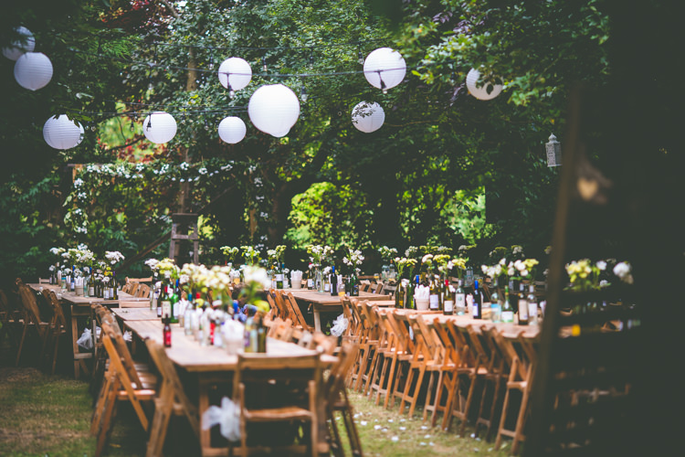 Lanterns Festoon Lights Magical Outdoor Garden Festival Wedding http://realsimplephotography.net/