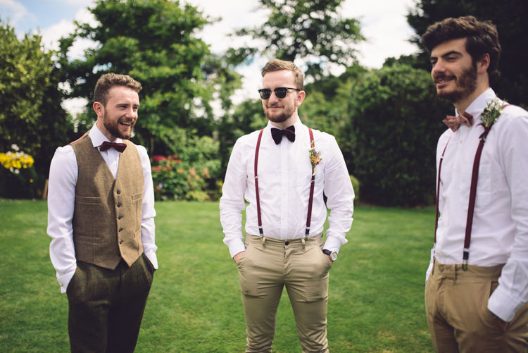 Bow Tie Braces Groomsmen Hand Crafted Vintage Woodland Wedding http://www.jennawoodward.com/