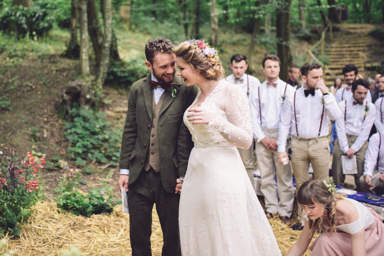 Hand Crafted Vintage Woodland Wedding http://www.jennawoodward.com/