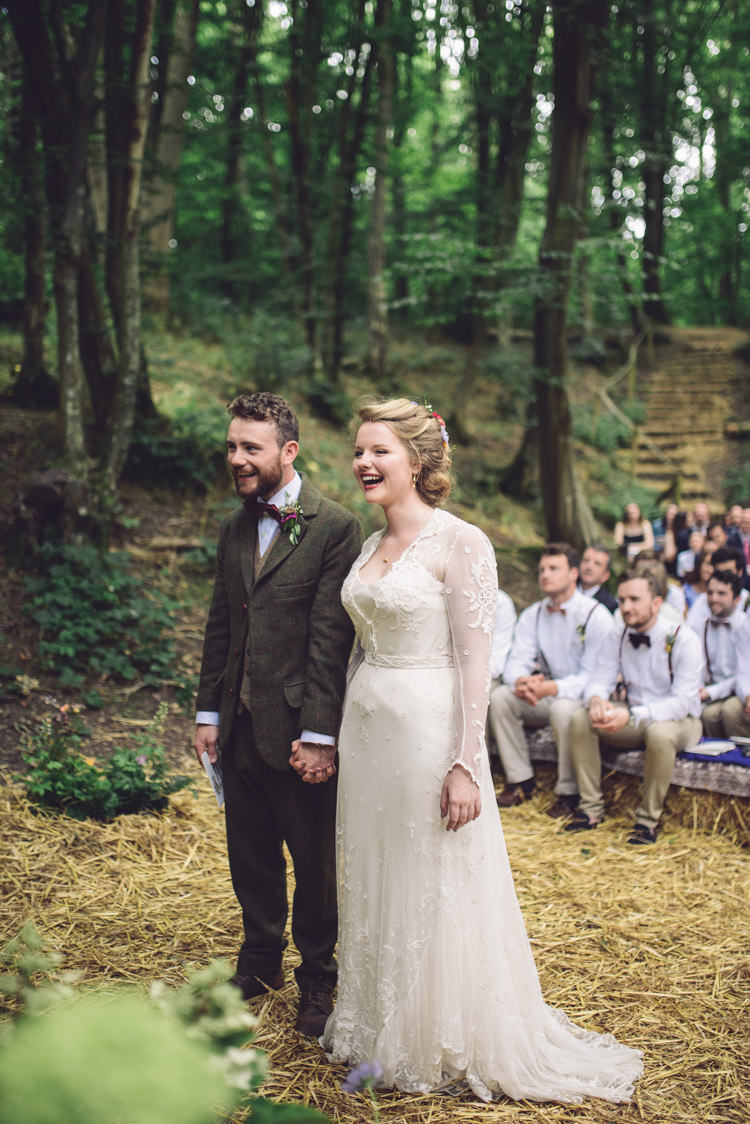Hand Crafted Vintage Woodland Wedding http://www.jennawoodward.com/
