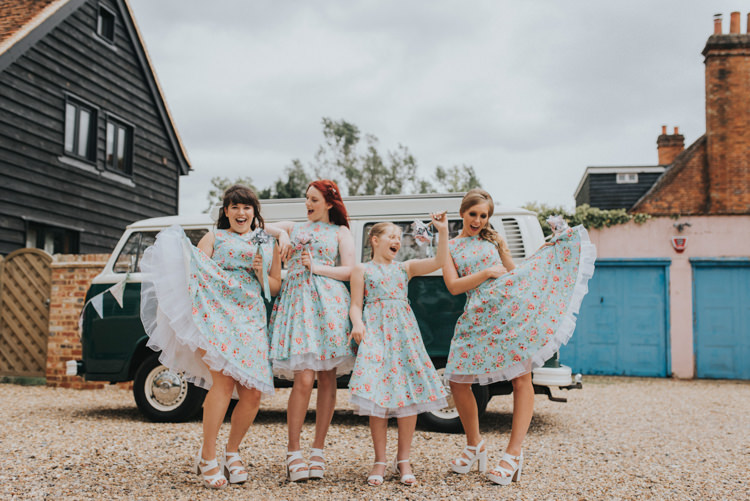 Floral Prom Dresses Bridesmaids DIY Pastel Creative Wedding http://www.baiandelle.com/