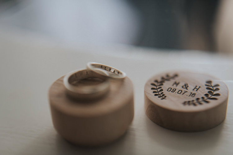 Wooden Ring Box Personalised DIY Pastel Creative Wedding http://www.baiandelle.com/