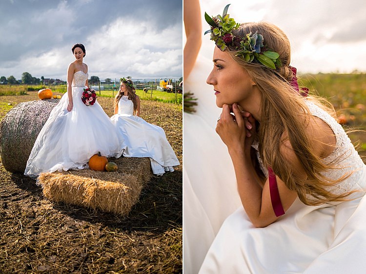 Pumpkin Field Autumn Wedding Ideas http://www.charlottewhiteweddings.co.uk/