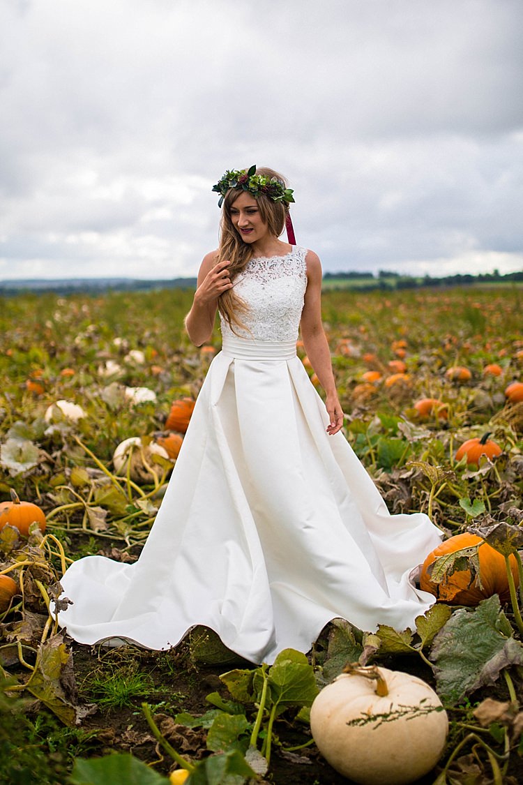 Pumpkin Field Autumn Wedding Ideas http://www.charlottewhiteweddings.co.uk/