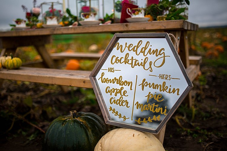Pumpkin Field Autumn Wedding Ideas http://www.charlottewhiteweddings.co.uk/