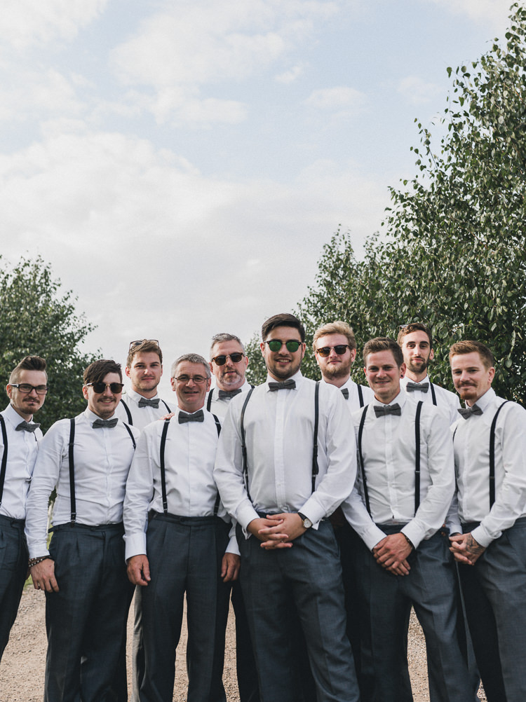 Bow Tie Braces Groom Groomsmen Pastel Pretty Summer Picnic Wedding http://www.loveluella.co.uk/