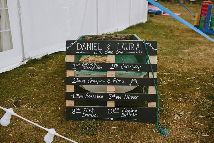 Pallet Sign Black Chalk Board Wooden Beautiful Bohemian Beach Glamping Wedding http://www.thecurries.co/