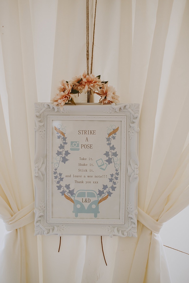 Photo Booth Sign Beautiful Bohemian Beach Glamping Wedding http://www.thecurries.co/