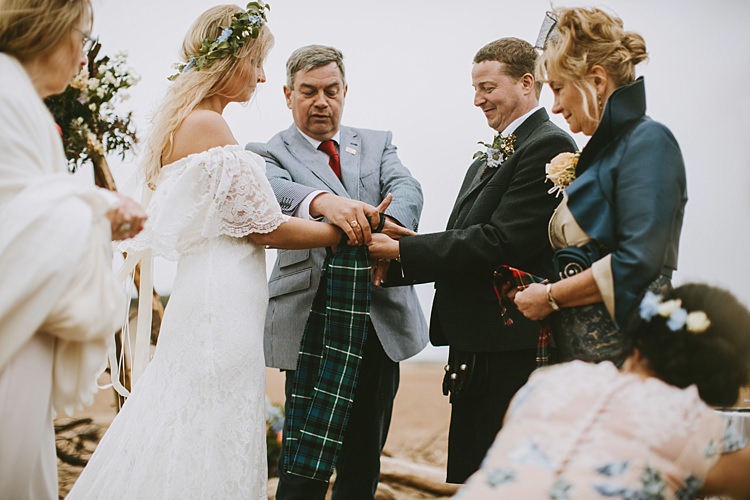 Humanist Ceremony Beautiful Bohemian Beach Glamping Wedding http://www.thecurries.co/