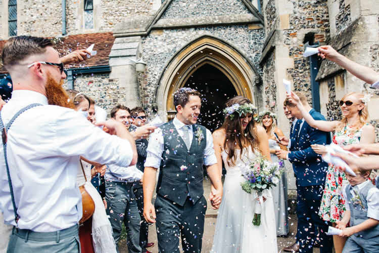 Confetti Throw Enchanted Woodland Boho Wedding http://www.richardsavage.co.uk/