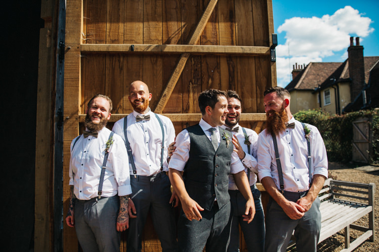 Bow Tie Braces Groomsmen Enchanted Woodland Boho Wedding http://www.richardsavage.co.uk/