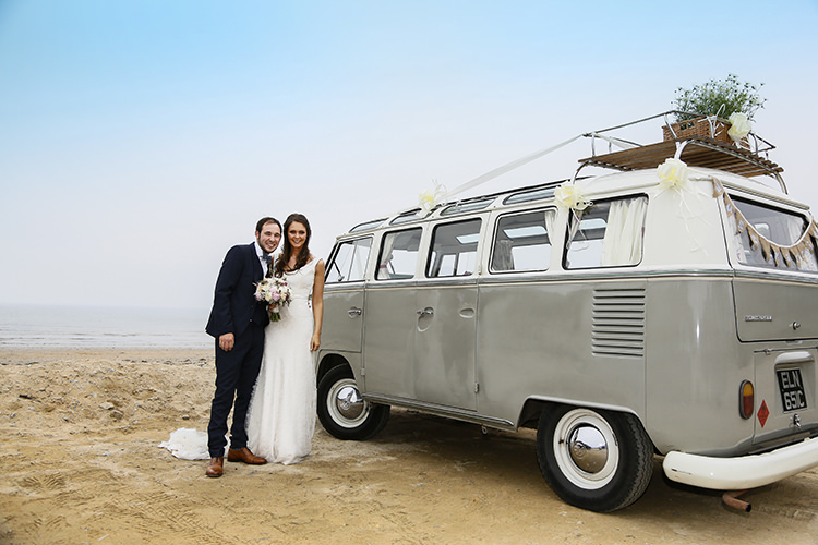 VW camper Van Country Cornish Pastel Beach Wedding http://www.slr-weddingphotography.co.uk/