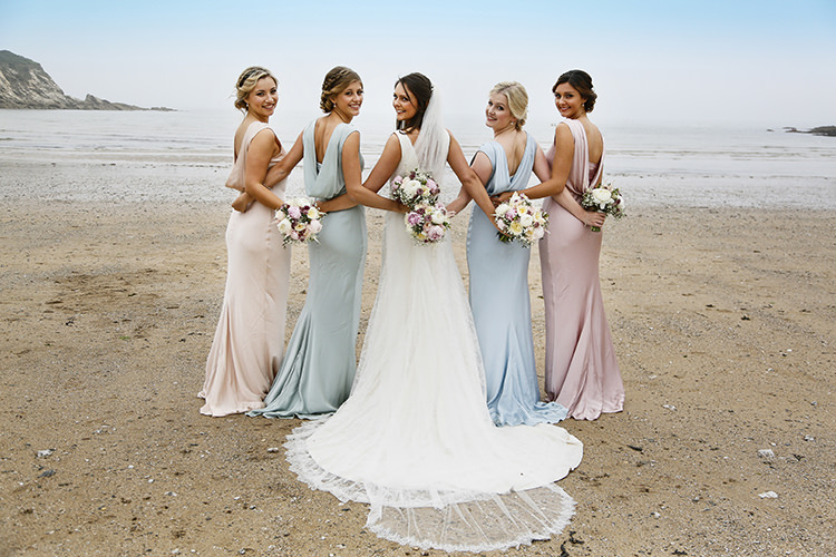 Ghost Bridesmaid Dresses Country Cornish Pastel Beach Wedding http://www.slr-weddingphotography.co.uk/