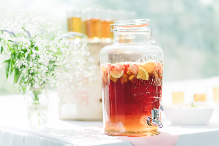 Drink Dispensers Pretty Pink Floral Garden Wedding https://www.georgimabee.com/