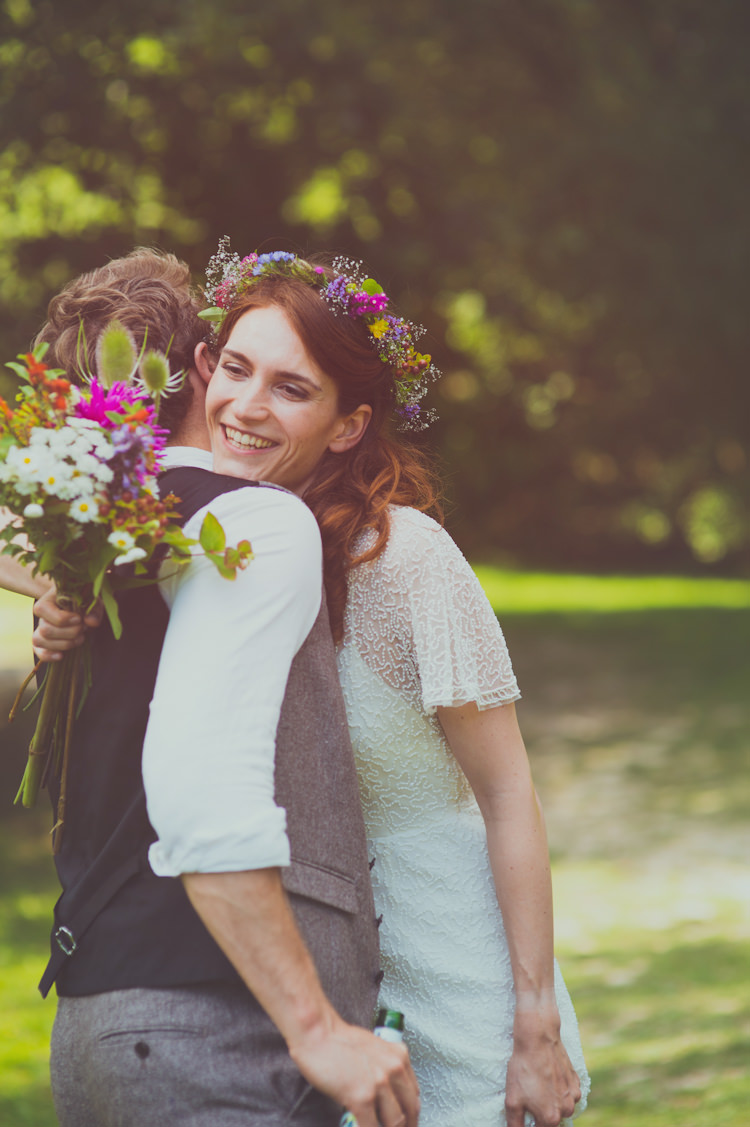 Colourful Woodland Humanist Wedding http://sashaweddings.co.uk/
