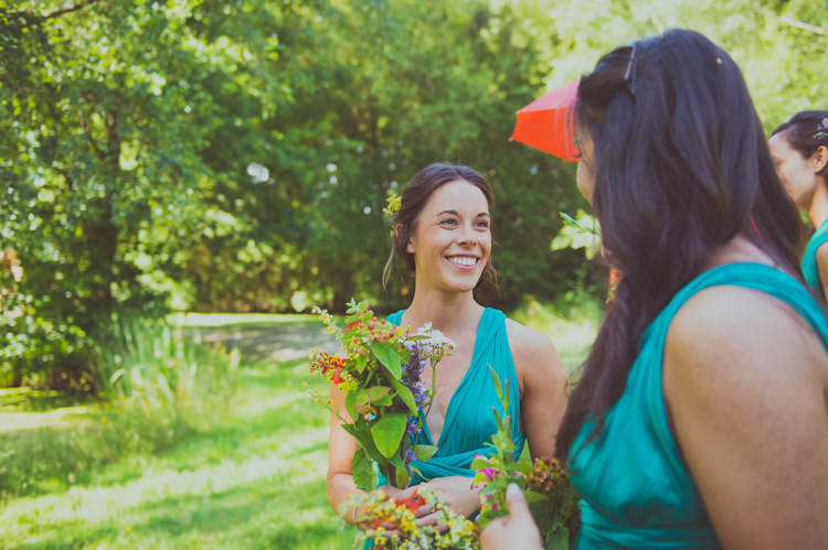 Colourful Woodland Humanist Wedding http://sashaweddings.co.uk/