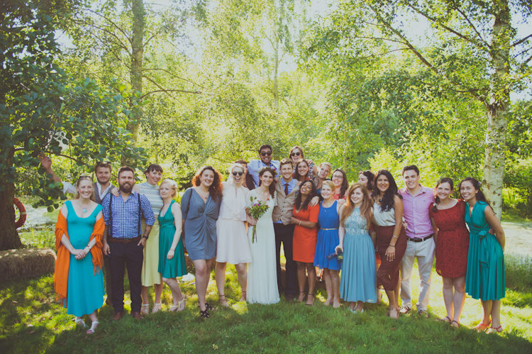 Colourful Woodland Humanist Wedding http://sashaweddings.co.uk/